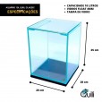 Aquário 10l Quili Classic Nano + Luminária X3 Branca