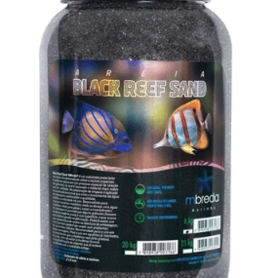 Areia Black Reef Sand Marinho Kg / Pote 6kg