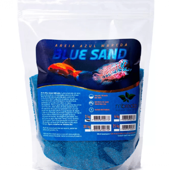 Areia Mbreda Blue Sand pH 7.2 - 7.6   2kg