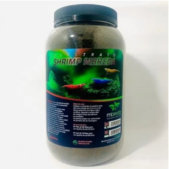 Substrato Shrimp Mbreda 3,6lt