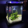 Aquário 10l Quili Blackbox Nano Digital Completo + Decoração Natural