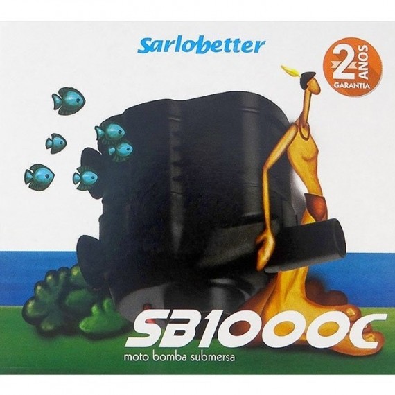 Bomba Submersa SB1000C Sarlobetter 400 à 1000l/h