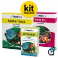 Kit de Testes Para Aquários Água Doce PH  + Amônia + Nitrito 