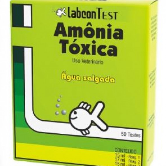 Teste de Amônia Tóxica Labcon Água salgada